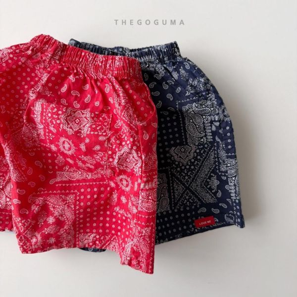 THEGOGUMA｜圖騰花紋短褲 