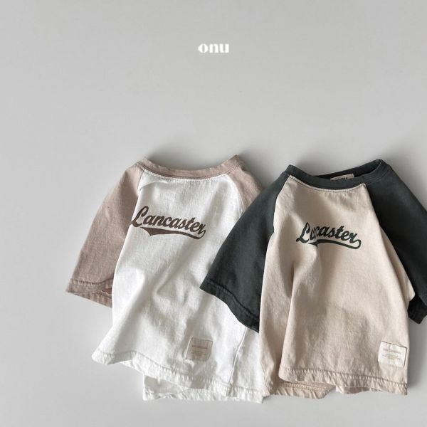 棒球寬鬆短TEE｜2COLORS 
