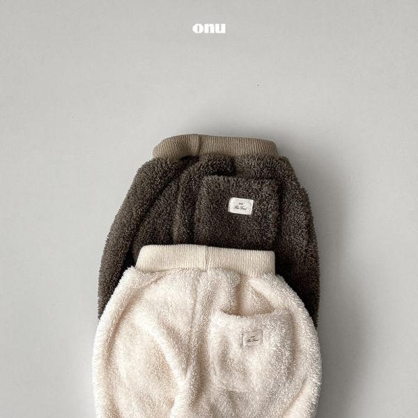 泰迪熊暖暖褲｜2COLORS 