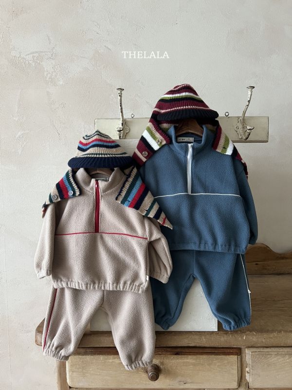 側線條休閒褲(可配成套)｜2COLORS 