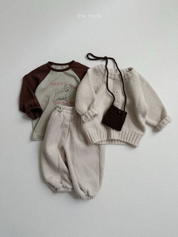 立體車縫棉褲｜3COLORS 