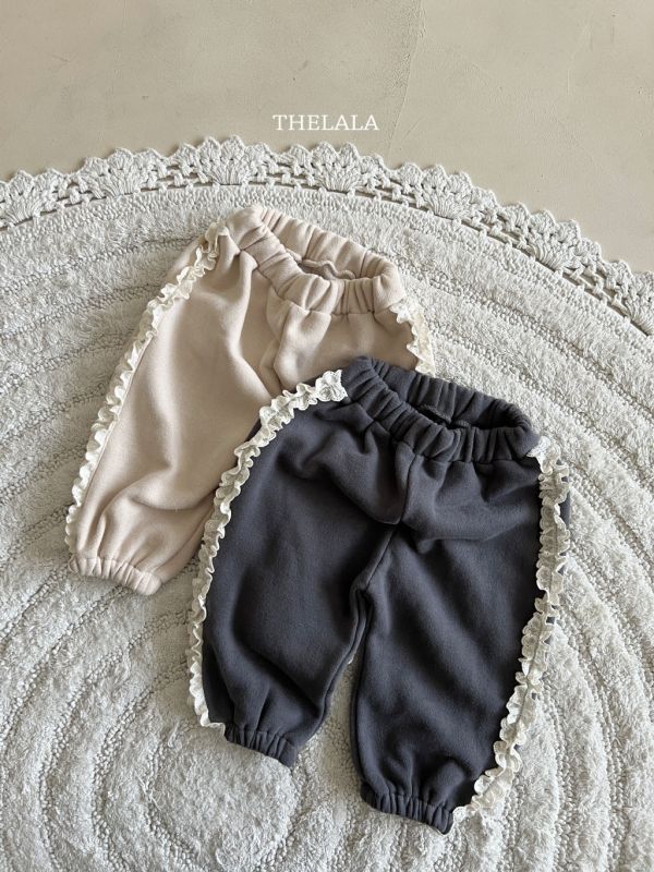 蕾絲休閒衛褲(可配成套)｜2COLORS 