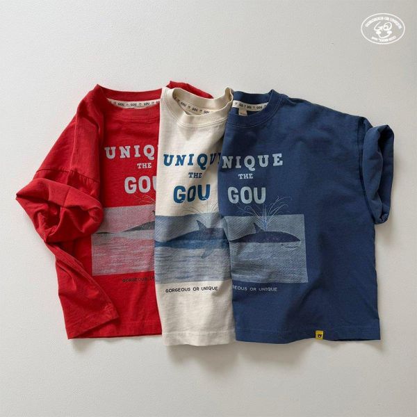 GOU｜鯊魚印花短TEE (自留) 
