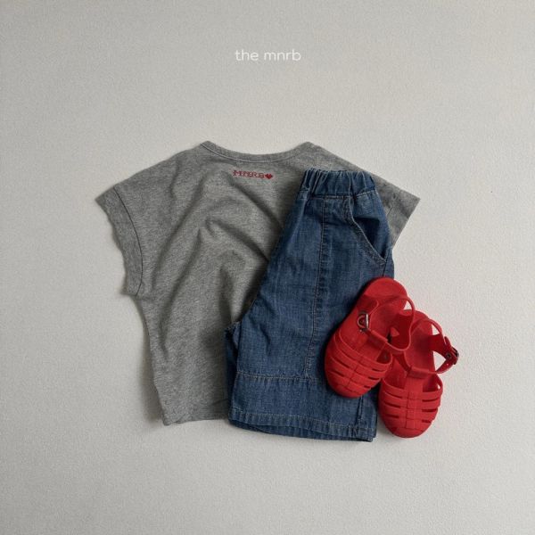 MNRB削尖短TEE｜4COLORS 