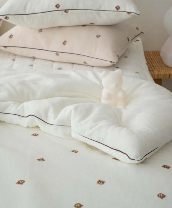 韓國製 泰迪熊雙面極細毛絨冬被｜3COLORS 