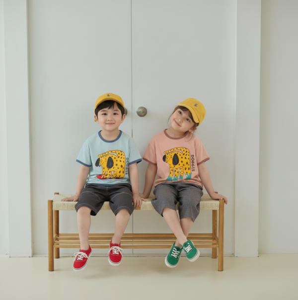 ORANGEMOM｜DOGGIE華夫格短袖 