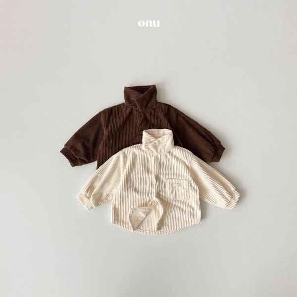 燈芯絨開釦襯衫｜2COLORS 