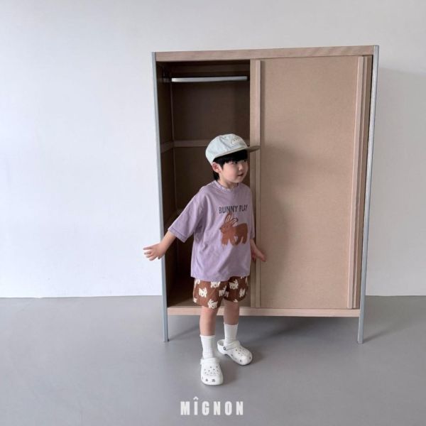 MIGNON｜兔兔印花短褲 