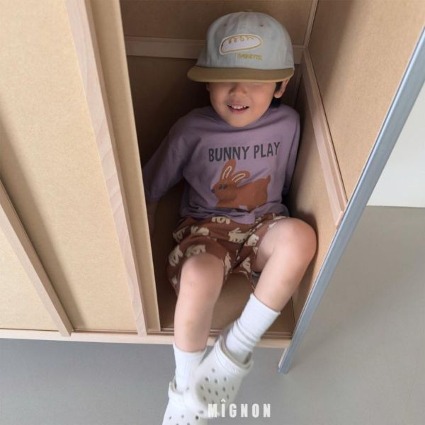 MIGNON｜兔兔印花短褲 