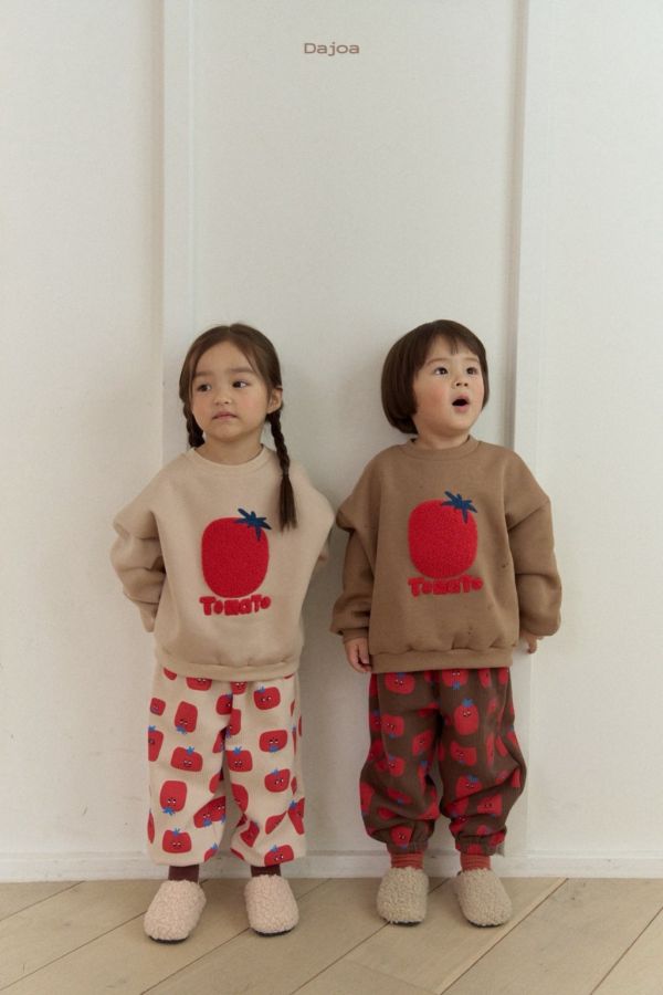 立體Tomato套裝(上衣+褲子)｜2COLORS 