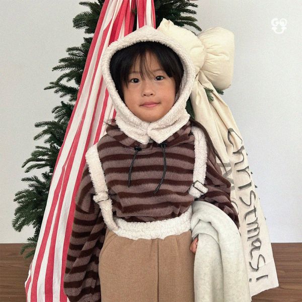 羊羔毛連帽圍脖｜3COLORS 