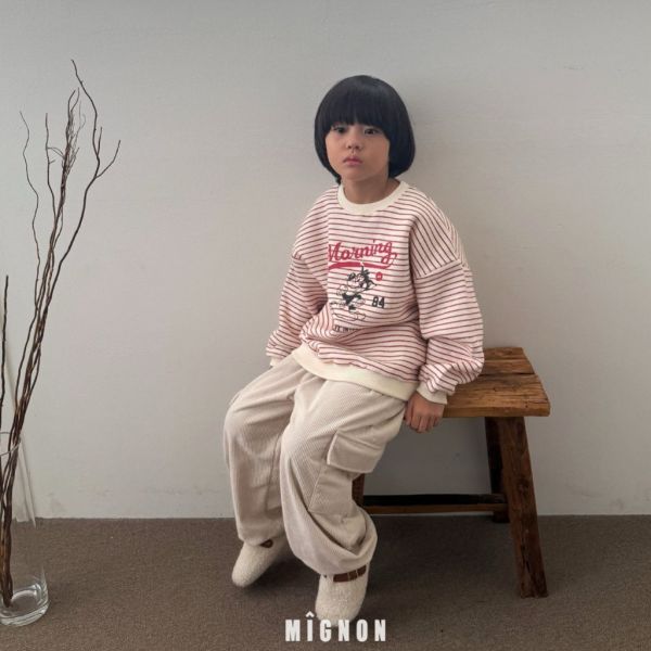 燈芯絨工裝長褲｜2COLORS 