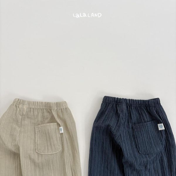 LALALAND｜直條紋長褲 