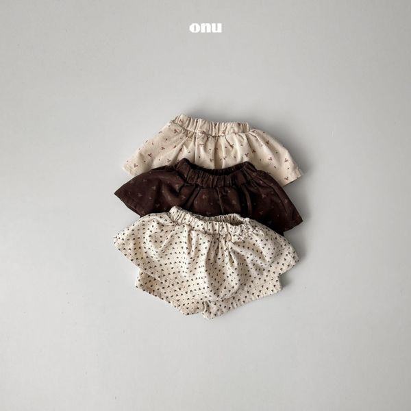 燈芯絨澎澎褲裙｜3COLORS 