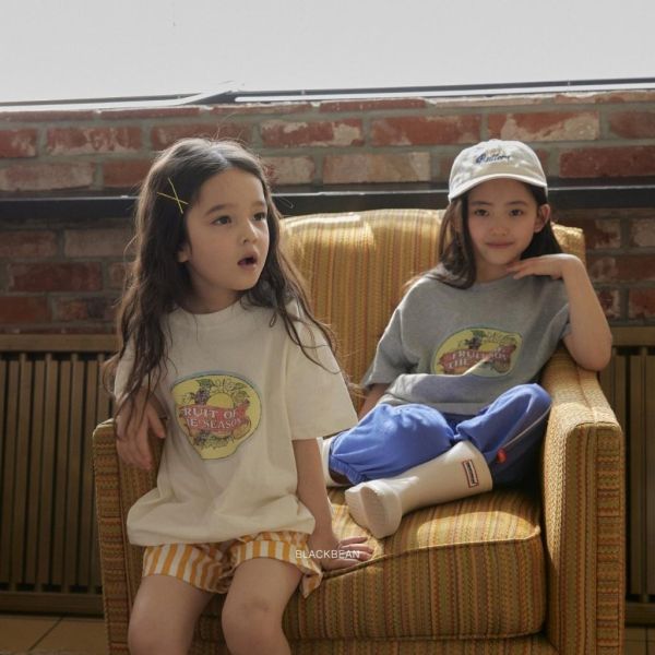 BLACKBEAN｜(親子款)FRUIT OF THE SEASON短TEE 