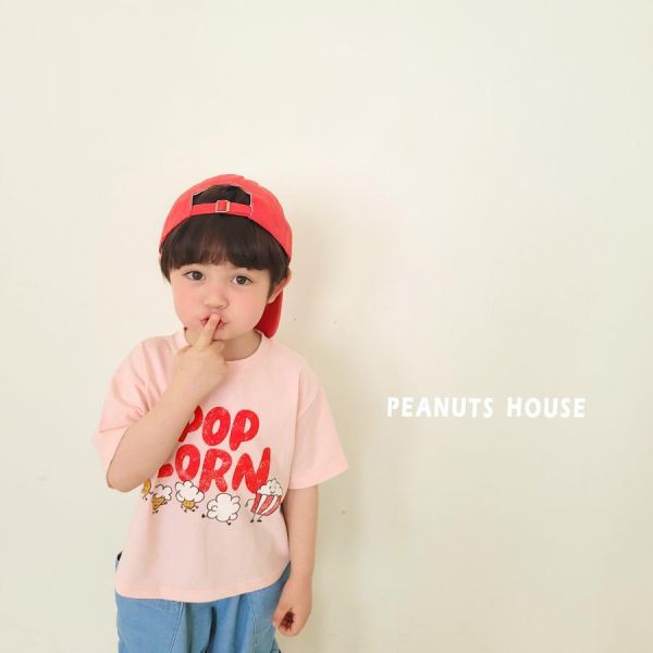 PEANUTS｜POP CORN短TEE 