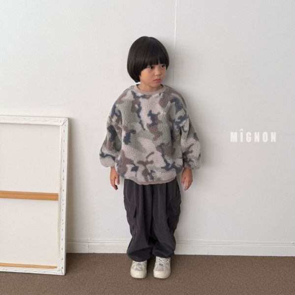 迷彩羊羔毛上衣｜1COLOR 