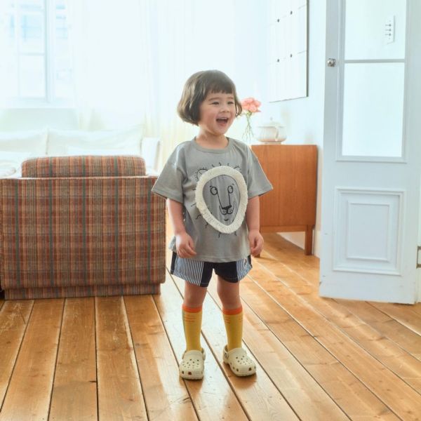 1STBLUE｜獅子臉短TEE 