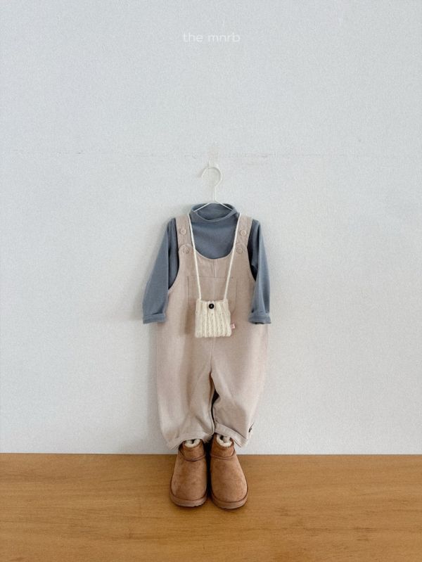 口袋吊帶長褲｜2COLORS 