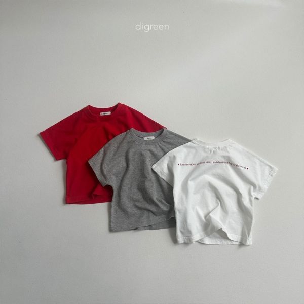 Summer vibes字母短TEE｜2COLORS 