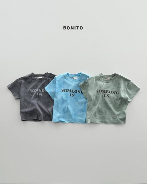 BONITO｜暈染字母短TEE 
