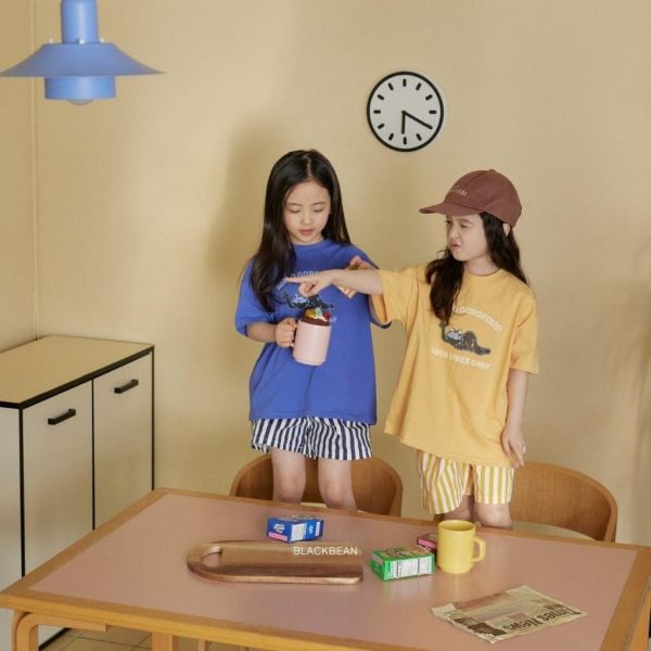 BLACKBEAN｜夏日直條紋短褲 