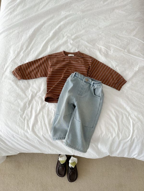 雙線條薄款上衣｜3COLORS 