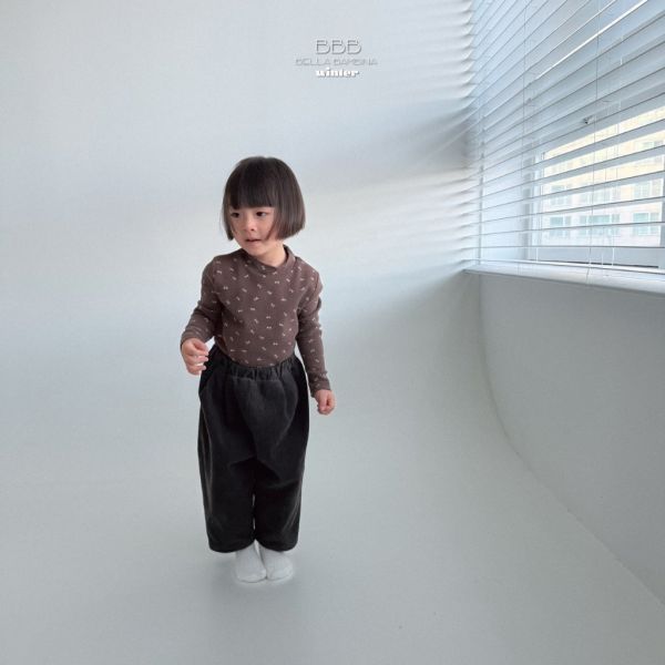 燈芯絨錐形褲(內裡加絨)｜3COLORS 