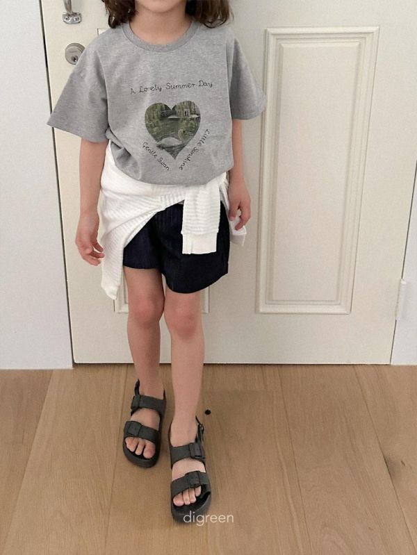 DIGREEN｜親子款 天鵝湖愛心短TEE 