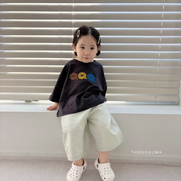 海豹卡通塗鴉短袖TEE｜2COLORS 