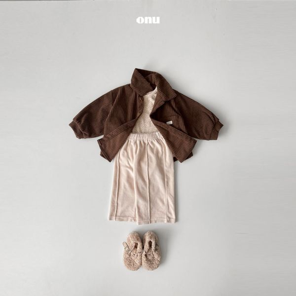 燈芯絨開釦襯衫｜2COLORS 