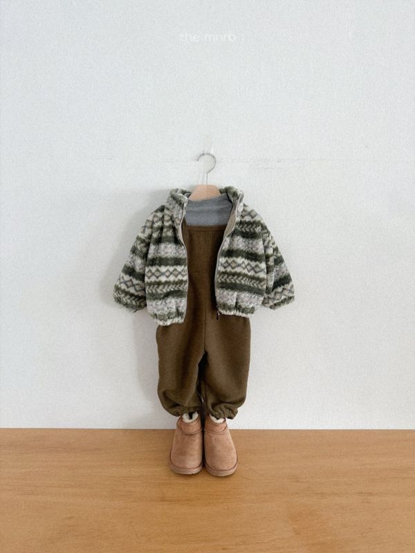 圖騰刷毛暖暖外套｜2COLORS 