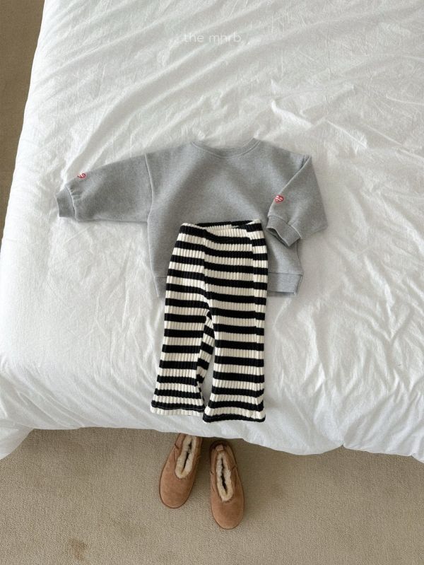 手袖愛心休閒衛衣｜3COLORS 