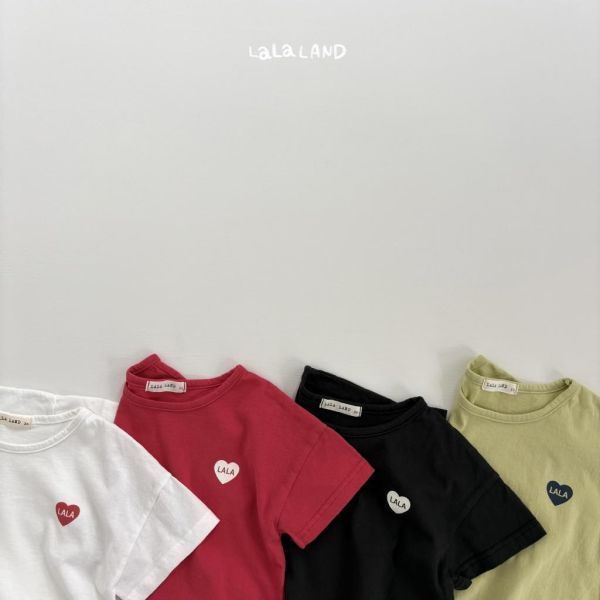 LALALAND｜品牌愛心短TEE 