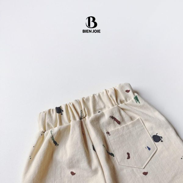 BIENJOIE ｜潑漆隨性短褲 
