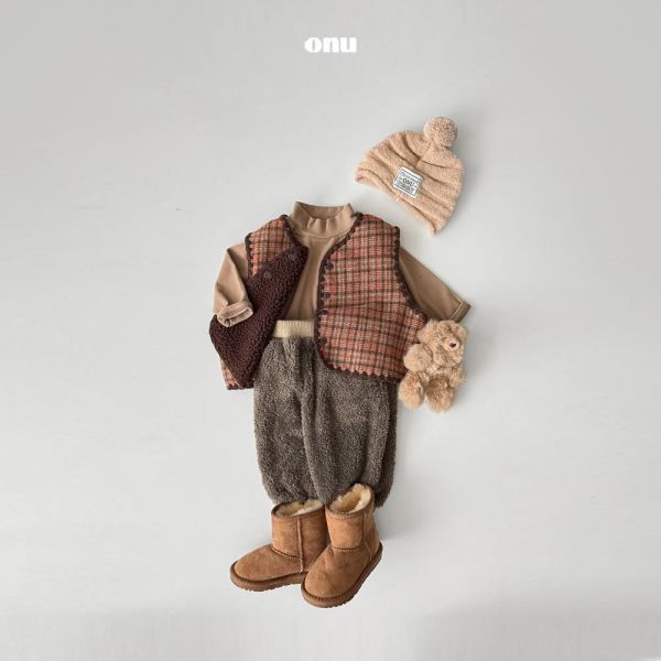 泰迪熊暖暖褲｜2COLORS 