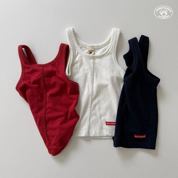 GOU｜中線棉質背心 