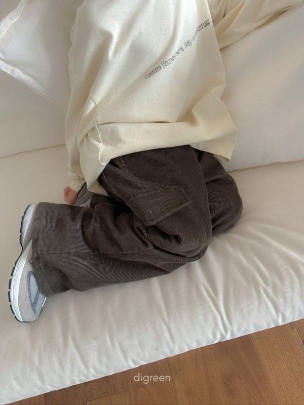 側口袋燈芯絨褲｜3COLORS 