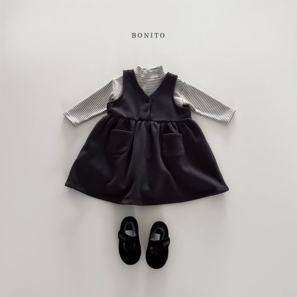 背心式小洋裝｜3COLORS 