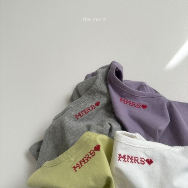 MNRB削尖短TEE｜4COLORS 