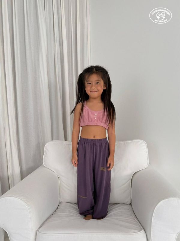 GOU｜舒適縮口棉褲 