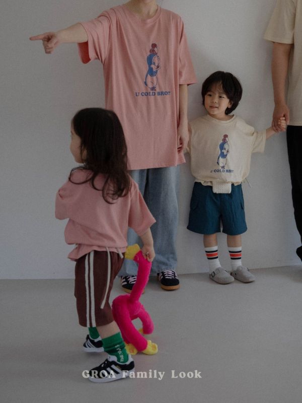 親子款 企鵝短TEE｜2COLORS 