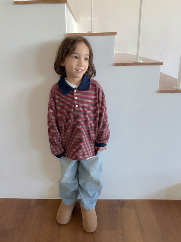 條紋抽繩上衣｜3COLORS 