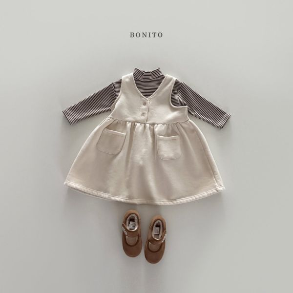 背心式小洋裝｜3COLORS 