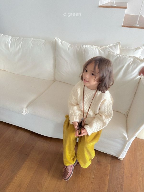 燈芯絨口袋長褲｜3COLORS 