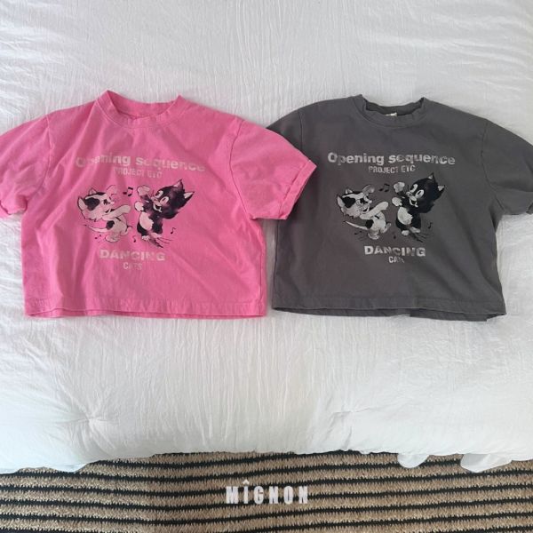 DANCING短袖印花TEE｜2COLORS 