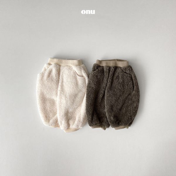 泰迪熊暖暖褲｜2COLORS 