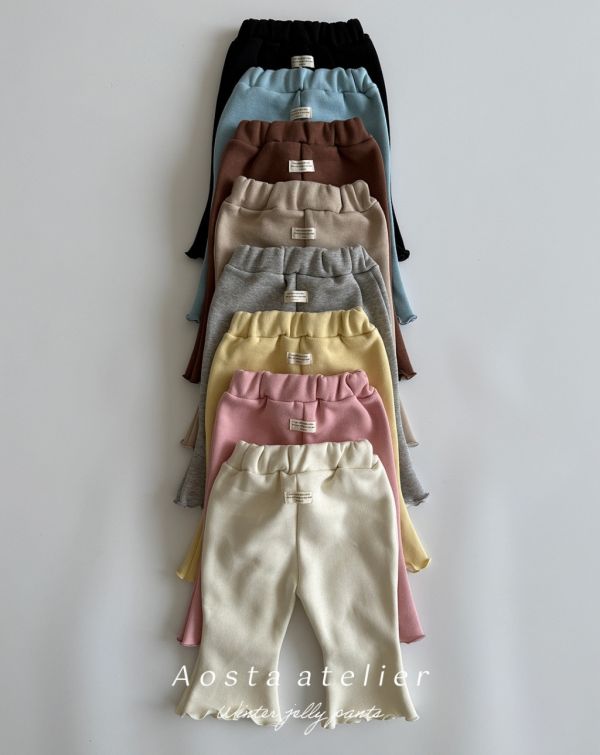 木耳邊舒適長褲｜8COLORS 