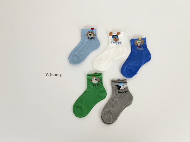 小動物短筒襪襪組(5入)｜SET 