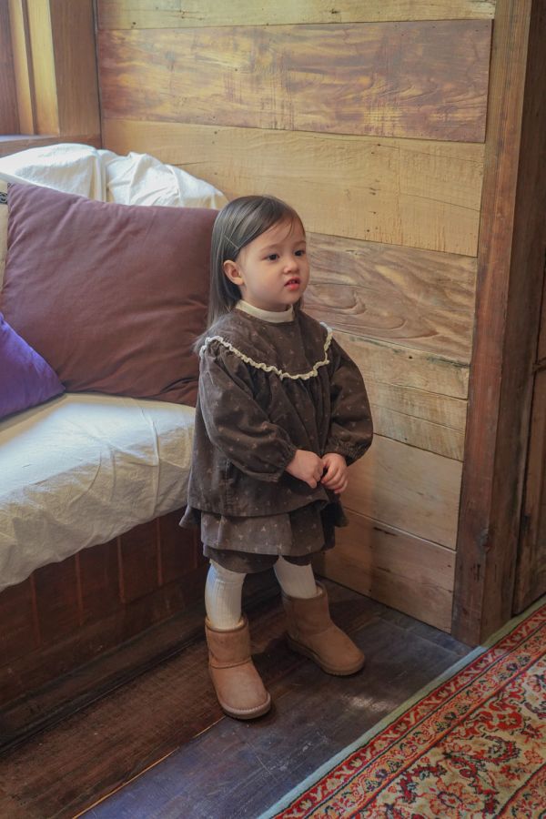 燈芯絨澎澎褲裙｜3COLORS 